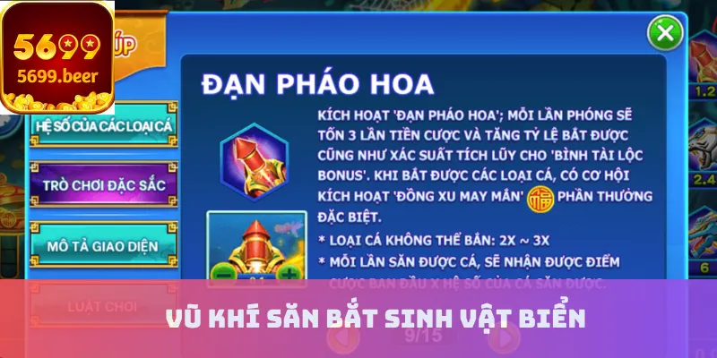 Vũ khí săn bắt sinh vật biển
